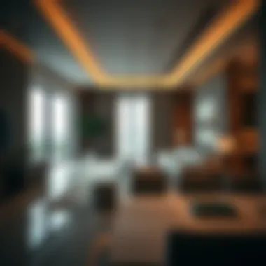 Luxurious interior design showcasing modern living spaces