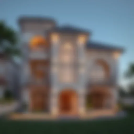 Exterior view showcasing the architectural elegance of فندق رويال ام البطين
