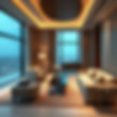 Luxurious Suite at فندق رويال ام البطين Luxurious suite interior highlighting modern design and comfort