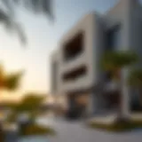 Exterior view showcasing the stunning architecture of جاليريا مول دبي