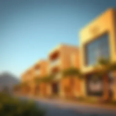 Modern real estate developments in Ghantoot