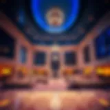 Luxurious hotel lobby in Al Raqa