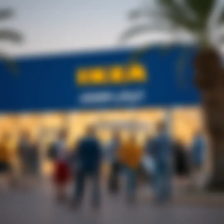 Community interaction around IKEA Jebel Ali store