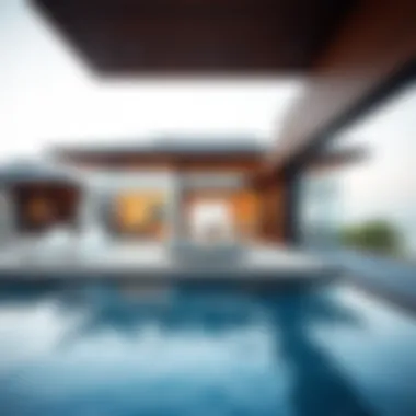 Luxury waterfront villas on Lanai Island
