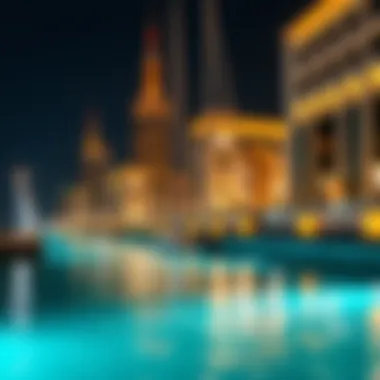 Architectural marvels lining the waterfront promenade