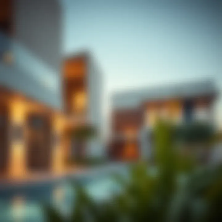 Modern architecture of Rakan properties showcasing luxury living