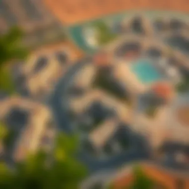Aerial Perspective of Remraam Aerial view of the Remraam community showcasing its layout and surroundings