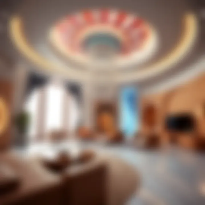 Interior design concept of the Aya Universe attraction