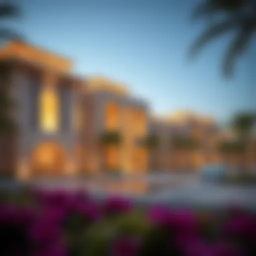 Luxurious view of Damac Gems Estate showcasing architectural elegance