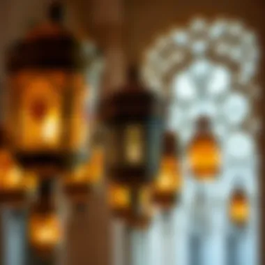 Decorative lanterns symbolizing the Islamic New Year