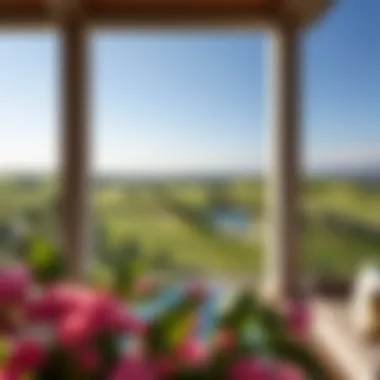 Breathtaking Views of the Golf Course Scenic golf course view from the residence balcony