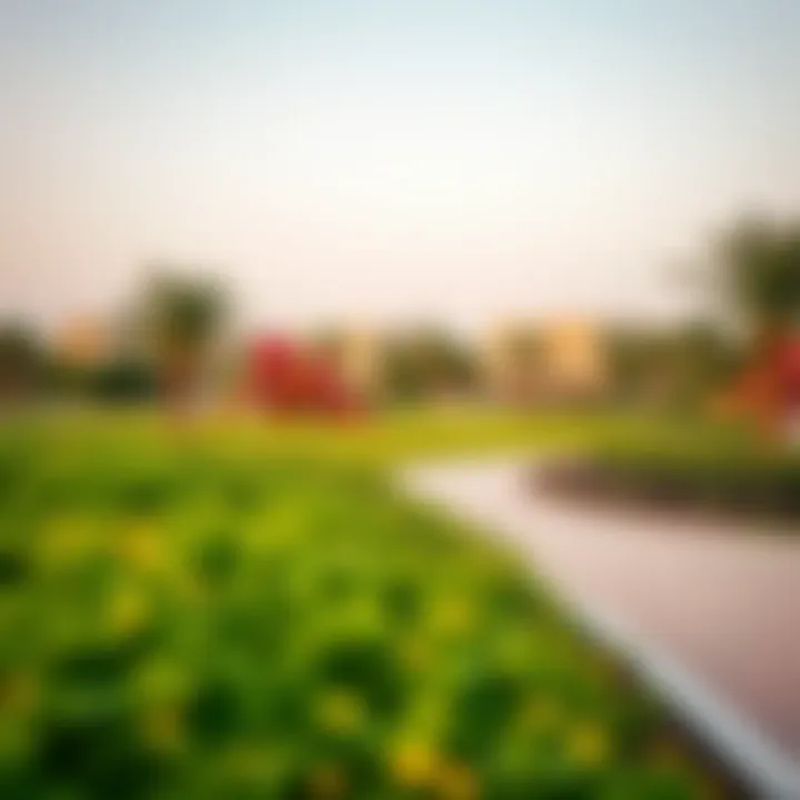 Beautiful park in Remraam with lush greenery and recreational facilities