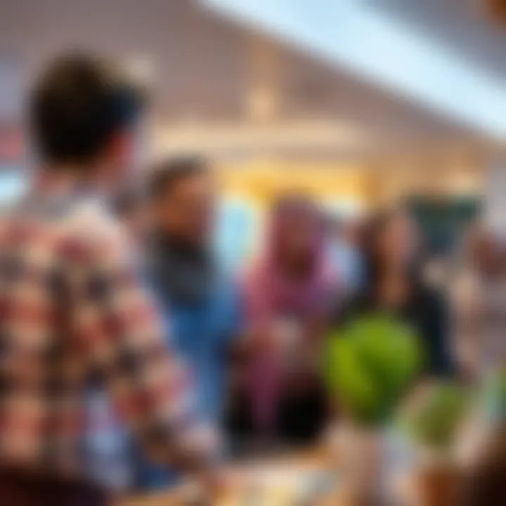 Expatriates enjoying a community event in Dubai, highlighting lifestyle opportunities