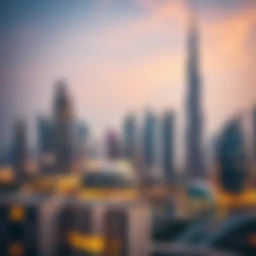 Stunning skyline of Dubai showcasing modern architecture and rental opportunities