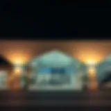 Al Ghubaiba Metro Station exterior view showcasing its modern architectural design