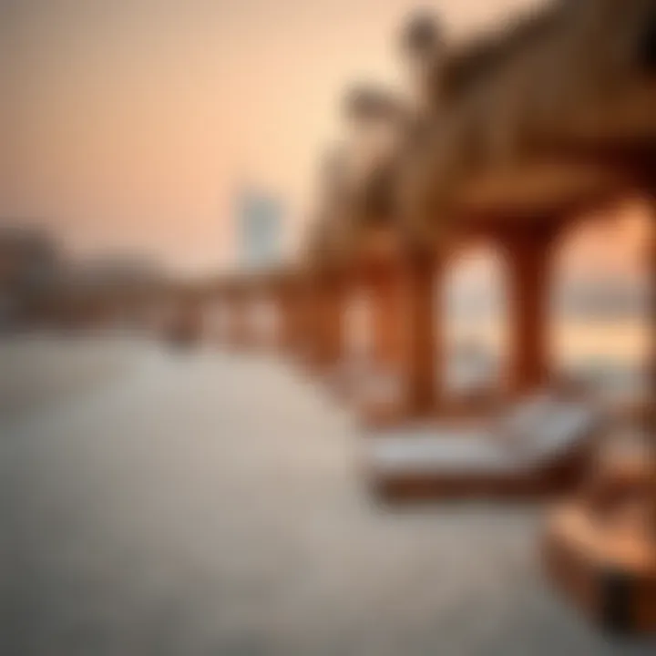 A visual representation of the economic impact of beach tourism in Dubai.